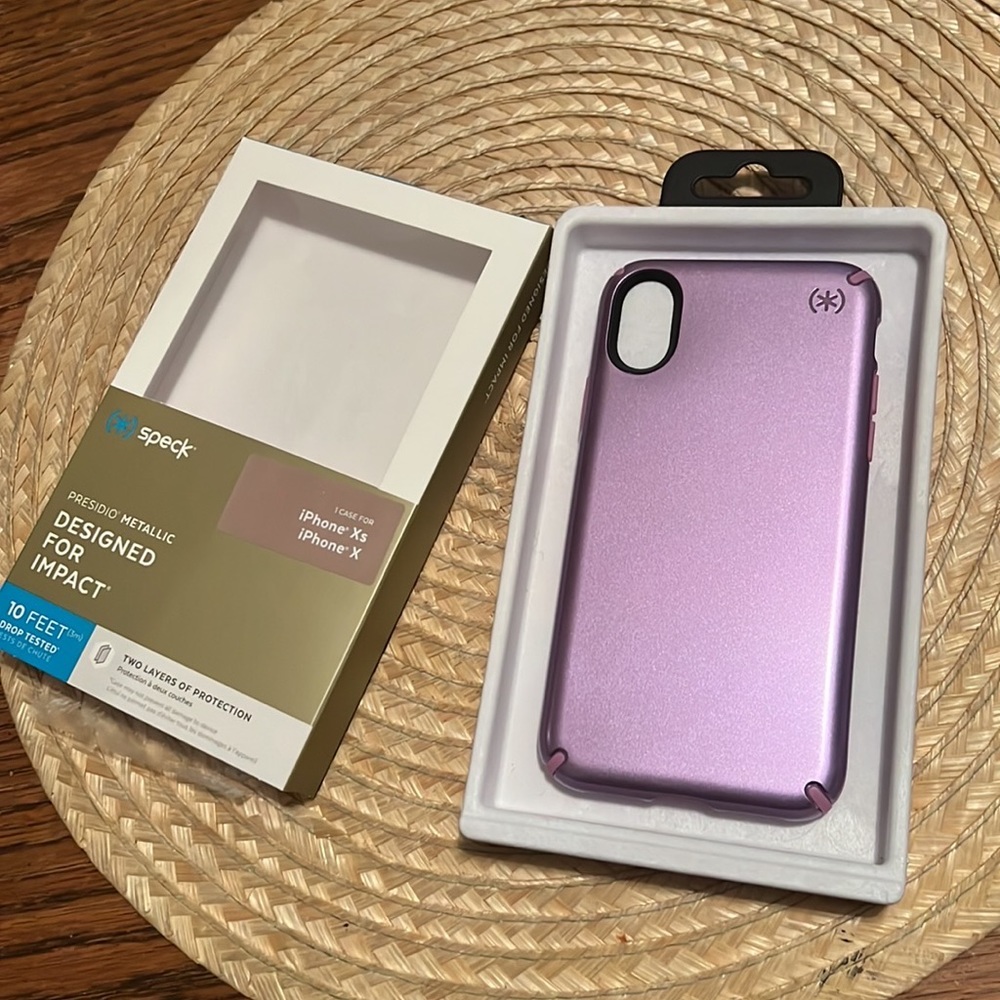 Speck Purple Case Phone Cover iPhone Xs/X